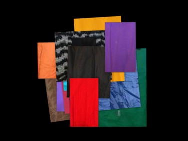 Arts numériques intitulée "Echantillons-Textil…" par Jean-Luc Perrault, Œuvre d'art originale, Photo montage