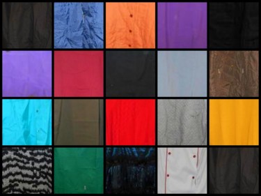 Arts numériques intitulée "Grille-Textiles.jpg" par Jean-Luc Perrault, Œuvre d'art originale, Photo montage