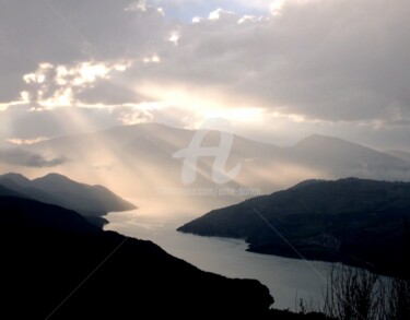 Eclairci sur le lac de Serres Ponçon Photography titled "Eclairci sur le lac…" by Anne D'Orion, Original Artwork