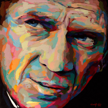 Steve Malerei mit dem Titel "Steve" von Rudolf Rox, Original-Kunstwerk, Acryl