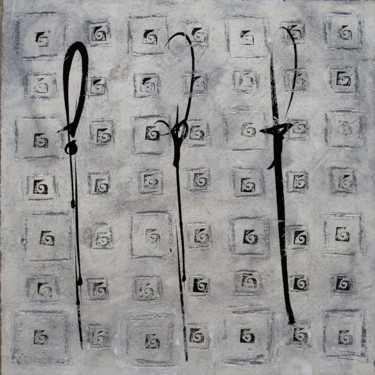 3 Canéphores Peinture intitulée "3 Canéphores" par Isabelle Delteil Mc Williams, Œuvre d'art originale, Encre