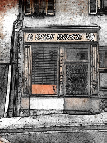 Une boucherie  à Nevers
