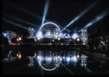 NICE, LA ROUE DE NUIT, FRANCE,