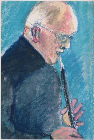 Dessin intitulée "N°345  Etienne à la…" par R. Cavalié, Œuvre d'art originale, Pastel