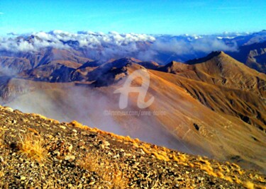 Hautes Alpes brûlées par le soleil Photographie intitulée "Hautes Alpes brûlée…" par Anne D'Orion, Œuvre d'art originale