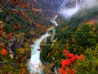 Photography titled "Les Alpes respirent…" by Anne D'Orion, Original Artwork