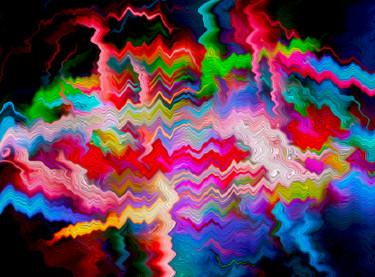 Arte digital titulada "Ondas de LOVE.jpg" por Decolorado, Obra de arte original, Pintura Digital