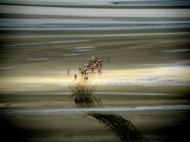 Marée basse au Mont