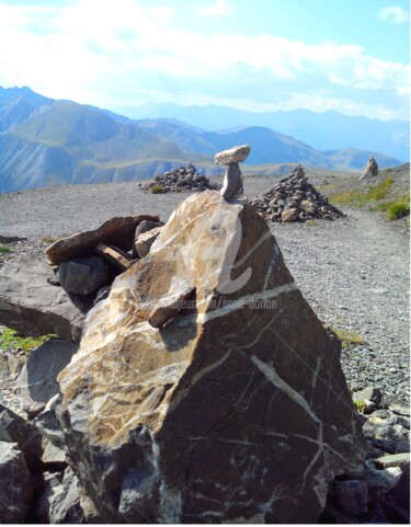 La pierre du haut, trace de mon passage Photography titled "La pierre du haut,…" by Anne D'Orion, Original Artwork