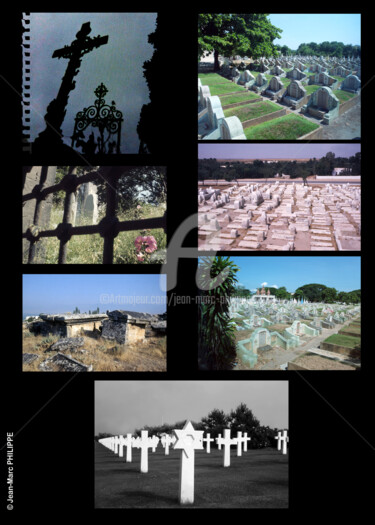 Photographie intitulée "MÉLI MÉLO CIMETIÈRES" par Jean-Marc Philippe (Jimpy), Œuvre d'art originale, Photographie numérique