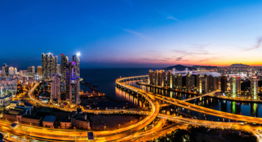 Photography titled "marincity-panorama.…" by Michael Photography, Original Artwork