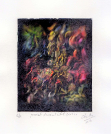 Priant devant une idole sacrée Arts numériques intitulée "Priant devant une i…" par Richard Raveen Chester, Œuvre d'art originale, Travail numérique 2D