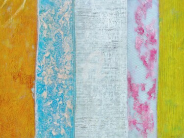 Schilderij getiteld "Nr.3 : Sylvester" door Karin Martina Wloczyk, Origineel Kunstwerk, Gouache