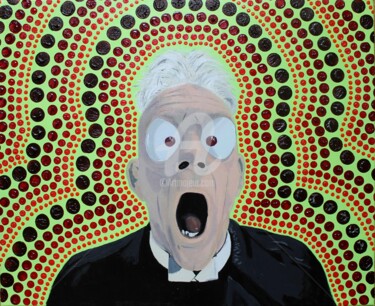 Peinture intitulée "Judge DOOM" par Mobiclint, Œuvre d'art originale, Acrylique