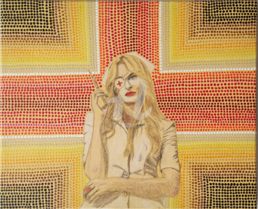 Peinture intitulée "Elle Driver" par Mobiclint, Œuvre d'art originale, Acrylique