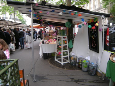 Installation intitulée "3-raspail-sceno-ins…" par Zampo, Œuvre d'art originale