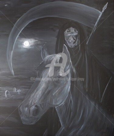 Peinture intitulée "MORRIGANE" par Jean-Marc Philippe (Jimpy), Œuvre d'art originale, Acrylique