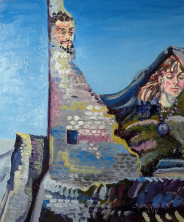 Peinture intitulée "La Vallée des Merve…" par Agnieszka Rozek, Œuvre d'art originale, Huile