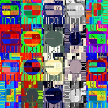 Arts numériques intitulée "Grille-aux-Carrés.j…" par Jean-Luc Perrault, Œuvre d'art originale, Photo montage