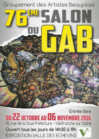 Peinture intitulée "76 SALON du GROUPEM…" par Pierre Feyeux, Œuvre d'art originale