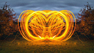 JE M'ENFLAMME POUR TOI, LIGHT PAINTING,