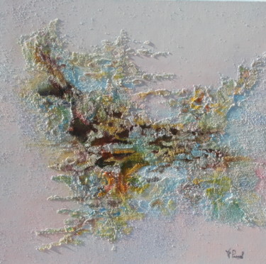 Peinture intitulée "FLORE des SALINS" par Françoise Pascal, Œuvre d'art originale, Huile