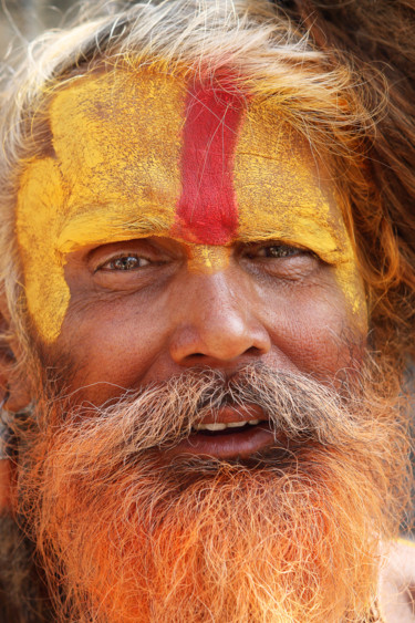 Фотография под названием "Portrait - sadhu fr…" - Cococinema, Подлинное произведение искусства