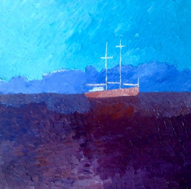 Peinture intitulée "Le Pérou" par Pierre Joseph, Œuvre d'art originale, Huile
