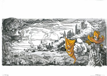 제목이 "Artwork for Drudge…"인 그림 Franck Renaud로, 원작, 마커