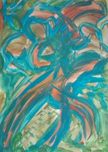 Peinture intitulée "Help!" par Zykram, Œuvre d'art originale