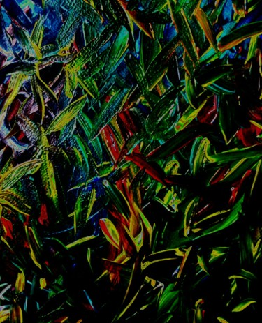 Peinture intitulée "Aquatic live" par Zykram, Œuvre d'art originale