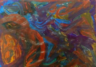 Peinture intitulée "Underworld" par Zykram, Œuvre d'art originale