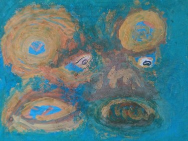 Peinture intitulée "Quel cauchemar!" par Zykram, Œuvre d'art originale