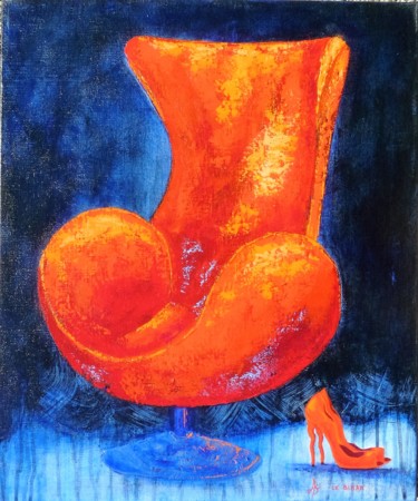 Peinture intitulée "BULLE DE MAGIE" par Annaïg Le Bihan, Œuvre d'art originale