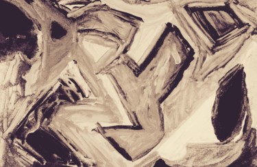 Peinture intitulée "Prise de tête" par Zykram, Œuvre d'art originale
