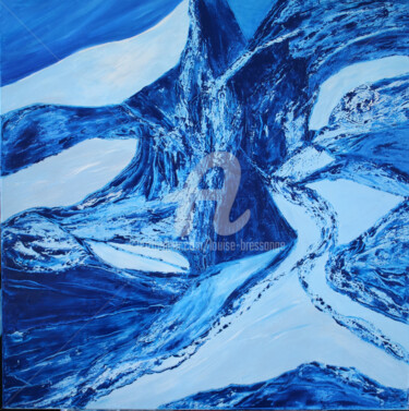 Bleu abstrait