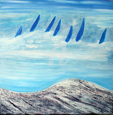 Voiles dans le bleu
