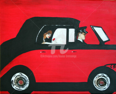 Peinture intitulée "limousine-charlesto…" par Louise Bressange, Œuvre d'art originale, Acrylique