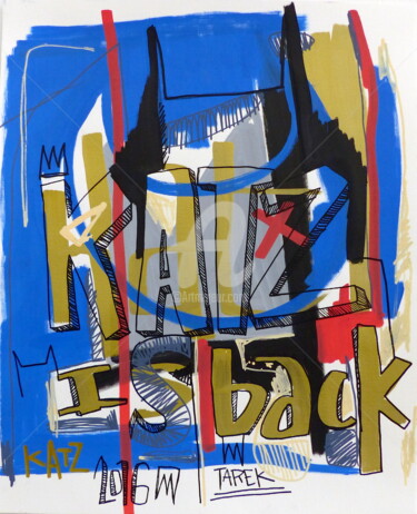 图画 标题为“Katz is back” 由Tarek Ben Yakhlef, 原创艺术品, 丙烯