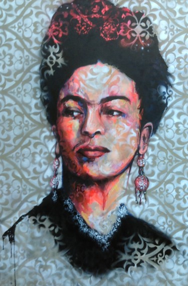 Painting titled "Frida Preciosa" by Sycée, 6c, Original Artwork, Acrylic
