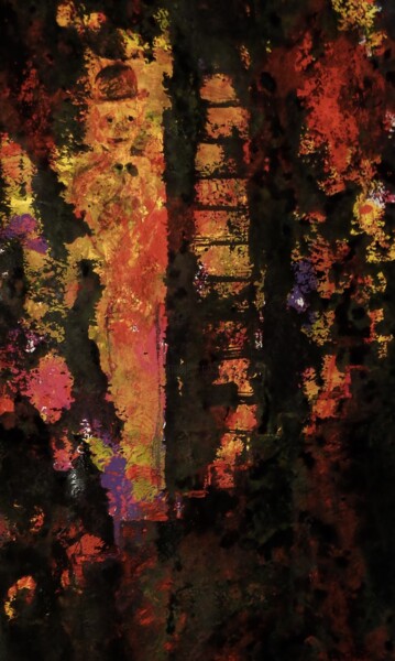 绘画 标题为“l 'homme a l 'échel…” 由Francisco  Duart Mendes, 原创艺术品, 墨