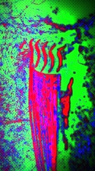 Arts numériques intitulée "flamme-olympique" par Mysane, Œuvre d'art originale, Peinture numérique