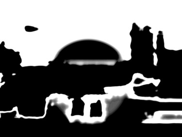 Arts numériques intitulée "Forme Blanche.jpg" par Jean-Luc Perrault, Œuvre d'art originale, Photo montage