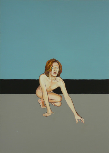 Money grabber Painting titled "Money grabber" by Emilia Amaro, Original Artwork, Acrylic