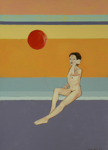 CALL ME MAYBE! Painting titled "CALL ME MAYBE!" by Emilia Amaro, Original Artwork, Acrylic