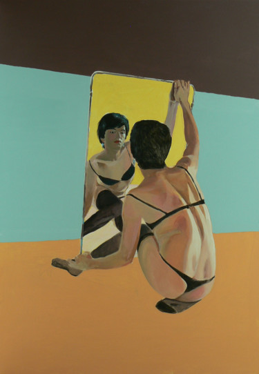 DO YOU SATISFY? Painting titled "DO YOU SATISFY?" by Emilia Amaro, Original Artwork, Acrylic
