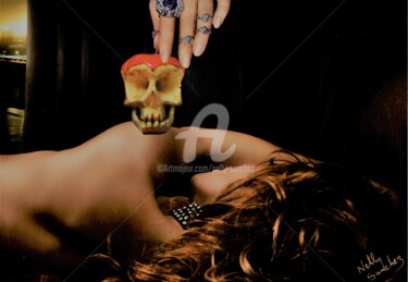 Κολάζ με τίτλο "Blanche Neige" από Nelly Sanchez, Αυθεντικά έργα τέχνης