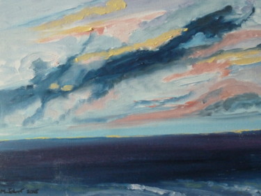 Peinture intitulée "Océan Vieux Boucau" par Martin Jobert, Œuvre d'art originale