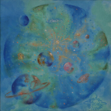 绘画 标题为“Parallel Universes” 由Erdal Bölükbaşı, 原创艺术品, 丙烯