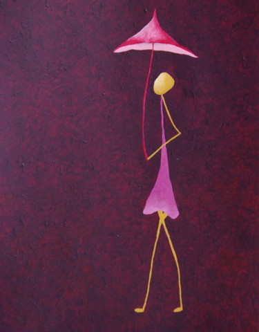 Peinture intitulée "Balade" par Pythna, Œuvre d'art originale, Acrylique